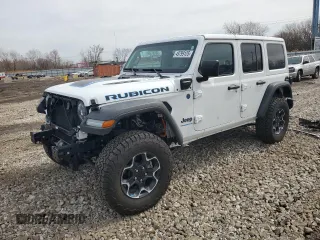2023 Jeep Wrangler Rubicon z VIN 1C4JJXR6XPW663181, wystawiony jako Copart lot #49799125 z przebiegiem 8 085 mil mil oraz Szkoda całkowita • Salvage title. Historia ofert i sprzedaży dostępna na DreamBid. Obrazek 1.