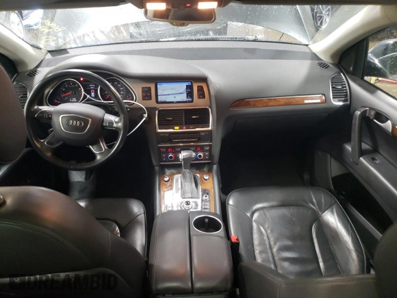 2015 Audi Q7 Premium with VIN WA1CGAFE0FD025722, listed as a Copart auction lot 48874585 with 105,663 mi miles and Salvage title. Bid and sale history available at DreamBid. Image 8.