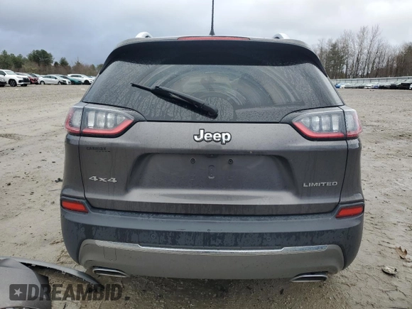 2019 Jeep Cherokee Limited with VIN 1C4PJMDX6KD322633, listed as a Copart auction lot 50146875 with 62,743 mi miles and Salvage Title. Bid and sale history available at carsss.com. Image 6.