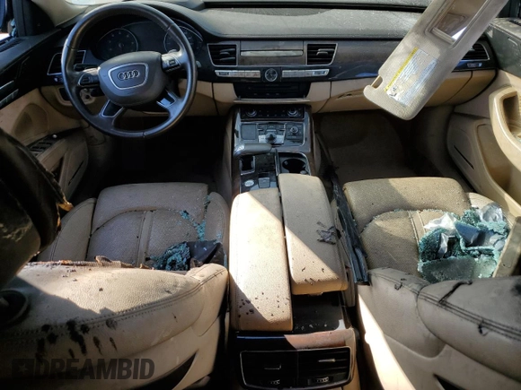 2015 Audi A8 3.0T with VIN WAU3GAFD7FN040450, listed as a Copart auction lot 52540785 with Not provided miles and Salvage title. Bid and sale history available at DreamBid. Image 8.