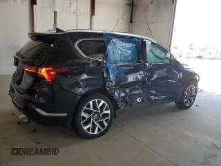 2022 Hyundai Santa Fe Calligraphy with VIN 5NMS54AL0NH457134, listed as a Copart auction lot 50170325 with 25,818 mi miles and Salvage title. Bid and sale history available at DreamBid. Image 3.