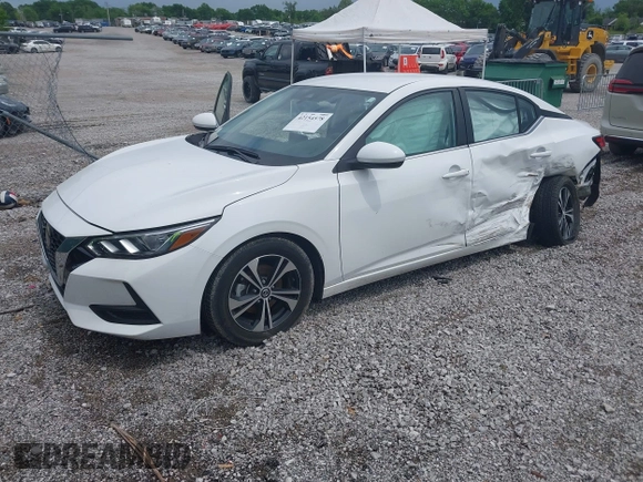 2023 Nissan Sentra SV with VIN 3N1AB8CV3PY223222, listed as a IAAI auction lot 42154578 with 24,943 mi miles and . Bid and sale history available at DreamBid. Image 18.