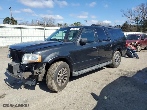 2015 Ford Expedition EL XLT with VIN 1FMJK1HT2FEF23837, listed as a Copart auction lot 45895415 with 156,641 mi miles and Salvage Title. Bid and sale history available at carsss.com. Image 1.