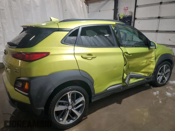 2019 Hyundai Kona Limited with VIN KM8K3CA54KU329626, listed as a Copart auction lot 45789255 with 29,952 mi miles and Salvage Title. Bid and sale history available at carsss.com. Image 3.