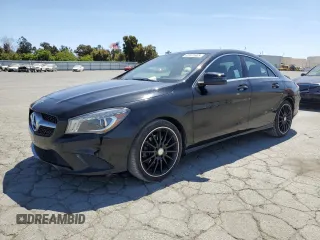 2014 Mercedes-Benz CLA 250 with VIN WDDSJ4EB9EN151538, listed as a Copart auction lot 62031605 with 91,054 mi miles and Salvage title. Bid and sale history available at DreamBid. Image 1.