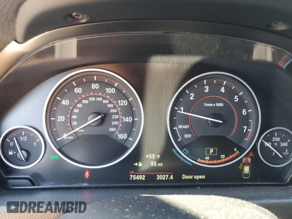 2018 BMW 3 Series 340i xDrive with VIN WBA8Y3C57JG451291, listed as a Copart auction lot 45725545 with 75,492 mi miles and Salvage Title. Bid and sale history available at carsss.com. Image 9.