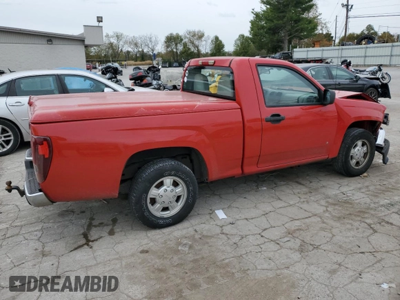 2006 GMC Canyon Work Truck with VIN 1GTCS148368261582, listed as a Copart auction lot 75814864 with 132,582 mi miles and Salvage Title. Bid and sale history available at carsss.com. Image 3.