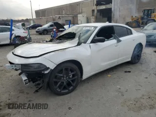 2023 Dodge Charger SXT with VIN 2C3CDXBG1PH572080, listed as a Copart auction lot 50747305 with 0 mi miles and Salvage Title. Bid and sale history available at carsss.com. Image 1.