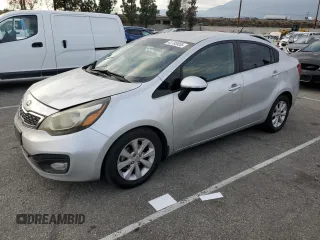 2014 Kia Rio EX with VIN KNADN4A30E6353469, listed as a Copart auction lot 43788955 with 156,096 mi miles and Salvage Title. Bid and sale history available at carsss.com. Image 1.