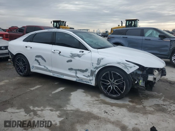 2022 Kia K5 GT with VIN 5XXG44J81NG125092, listed as a Copart auction lot 44750305 with 62,612 mi miles and Salvage Title. Bid and sale history available at carsss.com. Image 4.