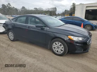 2019 Ford Fusion S with VIN 3FA6P0G7XKR280494, listed as a Copart auction lot 44784595 with 95,821 mi miles and Salvage Title. Bid and sale history available at DreamBid. Image 4.
