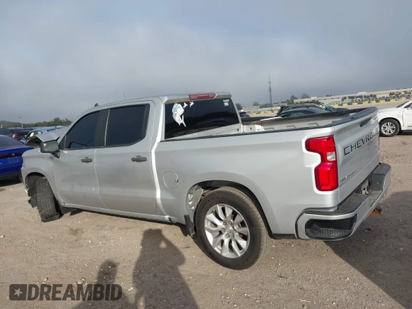 2020 Chevrolet Silverado 1500 Custom with VIN 1GCPWBEF4LZ148741, listed as a IAAI auction lot 41148846 with 108,151 mi miles. Bid and sale history available at carsss.com. Image 14.