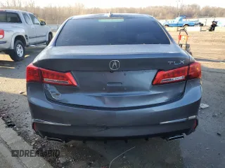 2018 Acura TLX with VIN 19UUB2F36JA007136, listed as a Copart auction lot 43829265 with 108,112 mi miles and Salvage title. Bid and sale history available at DreamBid. Image 6.