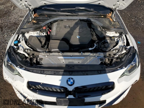 2022 BMW 2 Series 230i with VIN 3MW23CM00N8C58220, listed as a Copart auction lot 44397495 with 35,499 mi miles and Salvage Title. Bid and sale history available at carsss.com. Image 11.