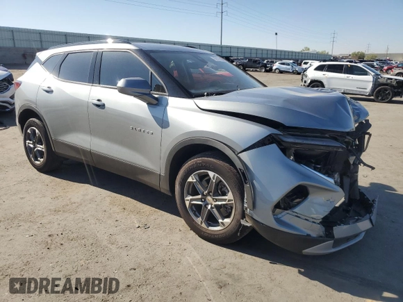 2023 Chevrolet Blazer LT with VIN 3GNKBCR44PS126057, listed as a Copart auction lot 52171155 with 16,230 mi miles and Salvage title. Bid and sale history available at DreamBid. Image 4.