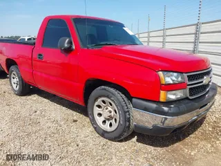2006 Chevrolet Silverado 1500 Work Truck with VIN 3GCEC14X16G228037, listed as a IAAI auction lot 42061263 with 246,604 mi miles. Bid and sale history available at carsss.com. Image 1.