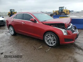 2014 Cadillac ATS Standard AWD with VIN 1G6AG5RX5E0179319, listed as a Copart auction lot 55692255 with 98,466 mi miles and Salvage title. Bid and sale history available at DreamBid. Image 4.