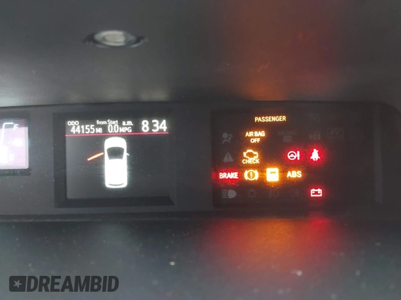 2014 Toyota Prius One with VIN JTDKDTB37E1559827, listed as a IAAI auction lot 42100986 with 44,155 mi miles and . Bid and sale history available at DreamBid. Image 7.
