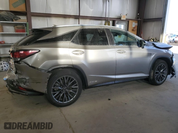 2020 Lexus RX 450h F Sport Performance z VIN 2T2YGMDA7LC044155, wystawiony jako Copart lot #78403684 z przebiegiem 165 656 mil mil oraz Szkoda całkowita • Salvage title. Historia ofert i sprzedaży dostępna na DreamBid. Obrazek 3.