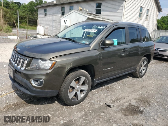 2016 Jeep Compass High Altitude z VIN 1C4NJDEB9GD552703, wystawiony jako Copart lot #60483625 z przebiegiem 115 885 mil mil oraz Czysty tytuł • Clean title. Historia ofert i sprzedaży dostępna na DreamBid. Obrazek 1.