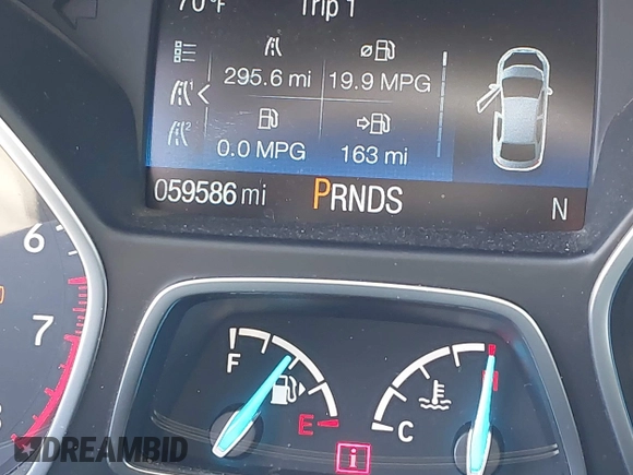 2018 Ford Escape Titanium with VIN 1FMCU0J94JUB26110, listed as a IAAI auction lot 42436285 with 59,586 mi miles and . Bid and sale history available at DreamBid. Image 15.
