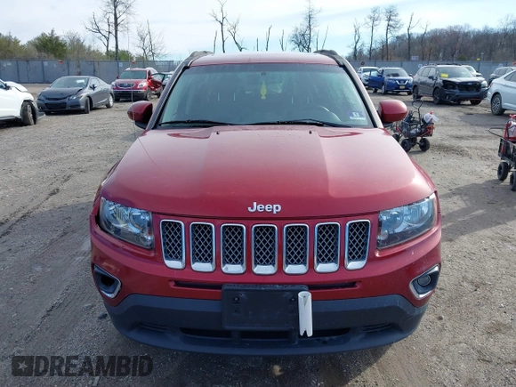 2017 Jeep Compass High Altitude with VIN 1C4NJDEB7HD103277, listed as a IAAI auction lot 41871629 with 145,051 mi miles and . Bid and sale history available at carsss.com. Image 12.