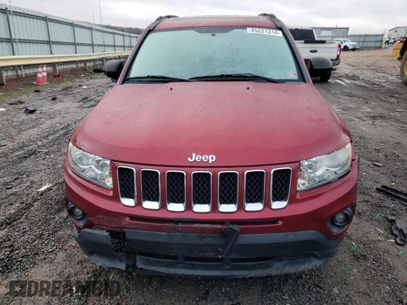 2011 Jeep Compass Latitude with VIN 1J4NT1FB9BD171458, listed as a Copart auction lot 85221314 with 116,813 mi miles and Salvage Title. Bid and sale history available at carsss.com. Image 5.