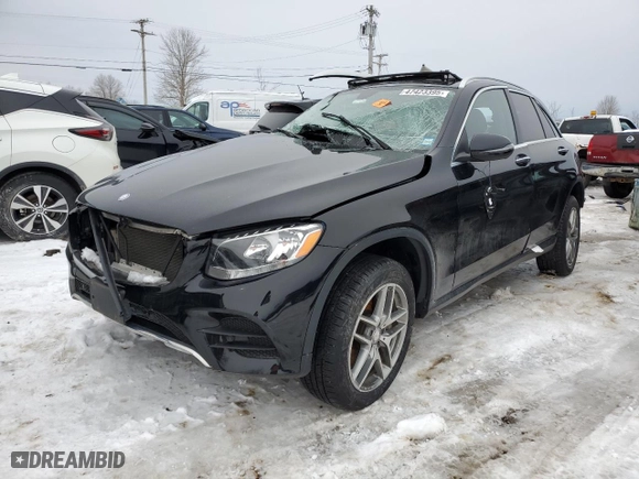 2016 Mercedes-Benz GLC with VIN WDC0G4KBXGF012479, listed as a Copart auction lot 47423395 with 0 mi miles and Salvage Title. Bid and sale history available at carsss.com. Image 1.