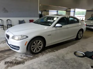 2014 BMW 5 Series 528i xDrive with VIN WBA5A7C59ED618899, listed as a Copart auction lot 61400605 with 129,699 mi miles and Salvage title. Bid and sale history available at DreamBid. Image 1.