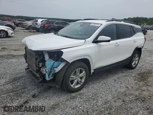 2022 GMC Terrain SLE with VIN 3GKALTEV5NL195741, listed as a Copart auction lot 57082765 with 67,949 mi miles and Salvage title. Bid and sale history available at DreamBid. Image 1.