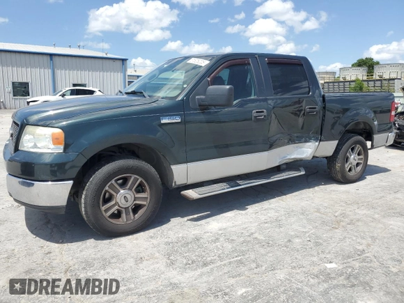2005 Ford F-150 XLT with VIN 1FTRW12W05KC77725, listed as a Copart auction lot 61828205 with 171,121 mi miles and Salvage title. Bid and sale history available at DreamBid. Image 1.