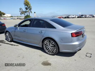 2016 Audi A6 Premium Plus with VIN WAUGFAFC9GN115615, listed as a Copart auction lot 55492445 with 121,509 mi miles and Salvage title. Bid and sale history available at DreamBid. Image 2.