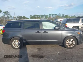 2016 Kia Sedona LX with VIN KNDMB5C10G6084583, listed as a IAAI auction lot 41744644 with 1 mi miles. Bid and sale history available at carsss.com. Image 12.