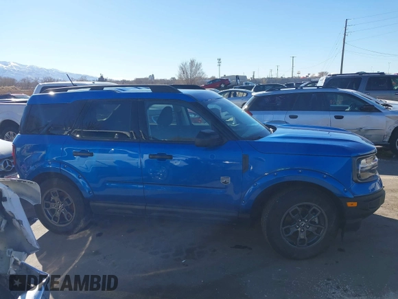 2022 Ford Bronco Sport Big Bend z VIN 3FMCR9B63NRD18433, wystawiony jako IAAI lot #41668248 z przebiegiem 23 364 mil mil oraz . Historia ofert i sprzedaży dostępna na DreamBid. Obrazek 13.