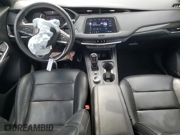 2020 Cadillac XT4 FWD Sport with VIN 1GYFZER40LF012664, listed as a Copart auction lot 54797915 with 59,393 mi miles and Salvage title. Bid and sale history available at DreamBid. Image 8.