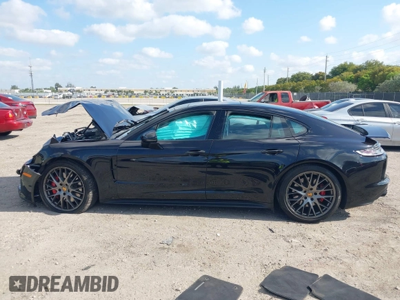 2021 Porsche Panamera GTS with VIN WP0AG2A74ML147997, listed as a IAAI auction lot 42103486 with 10,517 mi miles and . Bid and sale history available at DreamBid. Image 15.