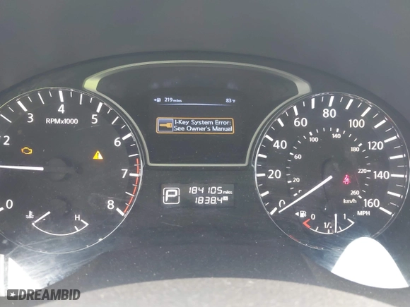 2013 Nissan Altima 2.5 SL with VIN 1N4AL3AP3DN583090, listed as a IAAI auction lot 41905701 with 184,104 mi miles. Bid and sale history available at carsss.com. Image 7.