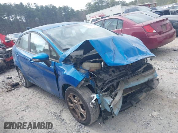 2016 Ford Fiesta SE with VIN 3FADP4BJ2GM173235, listed as a IAAI auction lot 41709945 with 98,007 mi miles. Bid and sale history available at carsss.com. Image 1.
