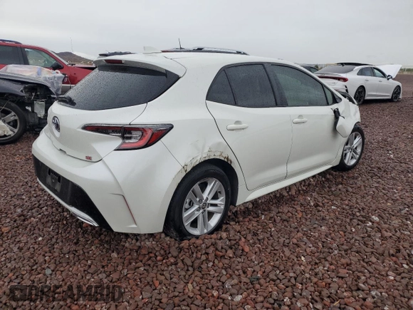 2019 Toyota Corolla Hatchback SE with VIN JTNK4RBE0K3063364, listed as a Copart auction lot 81205943 with 0 mi miles. Bid and sale history available at carsss.com. Image 3.