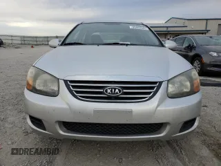 2009 Kia Spectra EX with VIN KNAFE221195626490, listed as a Copart auction lot 80804683 with 81,126 mi miles and Clean Title. Bid and sale history available at carsss.com. Image 5.