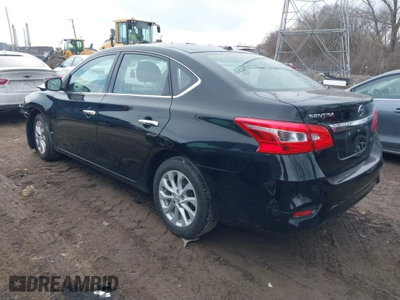 2019 Nissan Sentra SV z VIN 3N1AB7AP9KY389431, wystawiony jako IAAI lot #41652025 z przebiegiem 81 241 mil mil oraz . Historia ofert i sprzedaży dostępna na DreamBid. Obrazek 3.