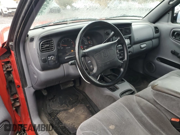 1998 Dodge Dakota SLT with VIN 1B7GG22X1WS598712, listed as a Copart auction lot 76095004 with 196,012 mi miles and Salvage Title. Bid and sale history available at carsss.com. Image 8.