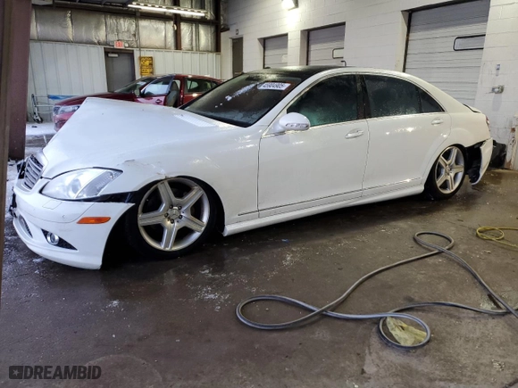 2009 Mercedes-Benz S-Class 5.5L V8 with VIN WDDNG71X99A247374, listed as a Copart auction lot 45904905 with 149,237 mi miles and Salvage Title. Bid and sale history available at carsss.com. Image 1.