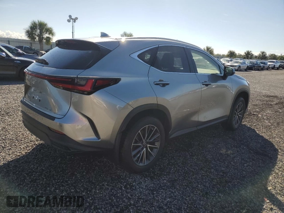 2022 Lexus NX 250 Premium with VIN JTJGDCAZ9N5002290, listed as a Copart auction lot 74058684 with Not provided miles and Salvage title. Bid and sale history available at DreamBid. Image 3.