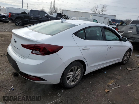 2020 Hyundai Elantra SEL with VIN 5NPD84LF3LH503353, listed as a Copart auction lot 46590275 with 70,008 mi miles and Non Repairable. Bid and sale history available at carsss.com. Image 3.
