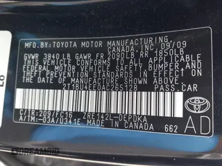 2010 Toyota Corolla with VIN 2T1BU4EE0AC265128, listed as a IAAI auction lot 42475138 with 178,554 mi miles and . Bid and sale history available at DreamBid. Image 9.