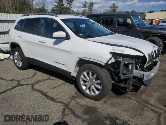 2016 Jeep Cherokee Limited with VIN 1C4PJMDB6GW261526, listed as a Copart auction lot 50379155 with 109,638 mi miles and Salvage title. Bid and sale history available at DreamBid. Image 4.