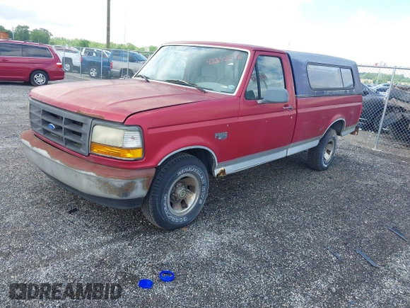 1995 Ford F-150 z VIN 1FTEF15Y1SLA46284, wystawiony jako IAAI lot #42258518 z przebiegiem 188 580 mil mil oraz . Historia ofert i sprzedaży dostępna na DreamBid. Obrazek 2.