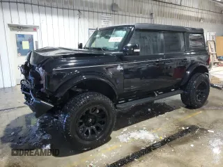 2023 Ford Bronco with VIN 1FMEE5BP5PLA99823, listed as a Copart auction lot 41954945 with 58,938 mi miles and Salvage Title. Bid and sale history available at carsss.com. Image 1.