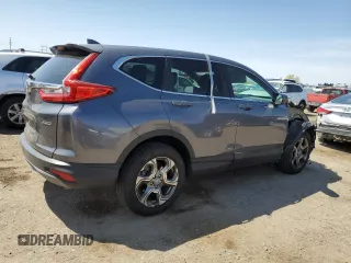 2019 Honda CR-V EX-L with VIN 5J6RW2H85KL001362, listed as a Copart auction lot 52112505 with 57,004 mi miles and Salvage Title. Bid and sale history available at carsss.com. Image 3.